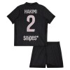 Paris Saint-Germain Hakimi 2 Jordan Børn 4.sæt 2025-26 Kortærmet(+ Korte bukser)
