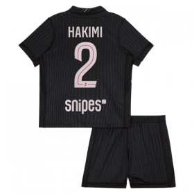 Paris Saint-Germain Hakimi 2 Jordan Børn 4.sæt 2025-26 Kortærmet(+ Korte bukser)