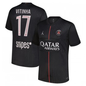 Paris Saint-Germain Vitinha 17 Jordan 4.sæt 2025-26 Kortærmet