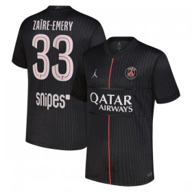 Paris Saint-Germain Zaire-Emery 33 Jordan 4.sæt 2025-26 Kortærmet