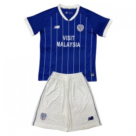 Cardiff City Børn Hjemmebanesæt 2025-26 Kortærmet(+ Korte bukser)