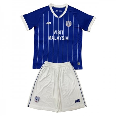 Cardiff City Børn Hjemmebanesæt 2025-26 Kortærmet(+ Korte bukser)