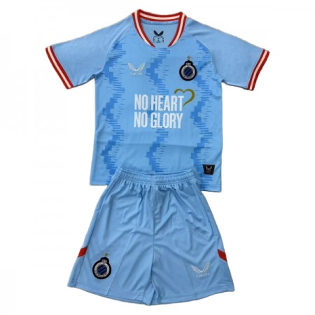 Club Brugge Børn Tredjesæt 2025-26 Kortærmet(+ Korte bukser)