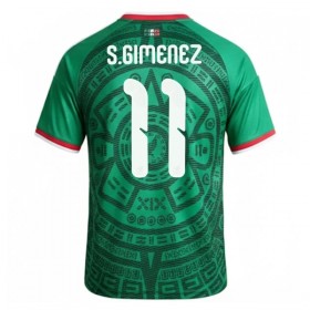 Mexico S.Gimenez 11 Hjemmebanesæt VM Fodbold 2026 Kortærmet