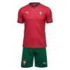 Portugal Børn Hjemmebanesæt VM Fodbold 2026 Kortærmet(+ Korte bukser)