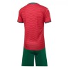 Portugal Børn Hjemmebanesæt VM Fodbold 2026 Kortærmet(+ Korte bukser)