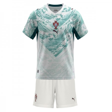 Portugal Børn Udebanesæt VM Fodbold 2026 Kortærmet(+ Korte bukser)