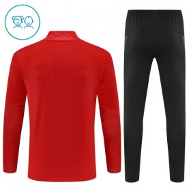 AC Milan Børn Rød Trænings Sweatshirt Kvart-Zip 2025-26
