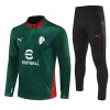 AC Milan Grøn Trænings Sweatshirt Kvart-Zip 2025-26