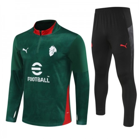 AC Milan Grøn Trænings Sweatshirt Kvart-Zip 2025-26