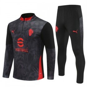 AC Milan Sort Trænings Sweatshirt Kvart-Zip 2025-26