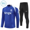Chelsea Børn Blå Trænings Sweatshirt Kvart-Zip 2025-26