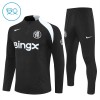 Chelsea Børn Sort Trænings Sweatshirt Kvart-Zip 2025-26