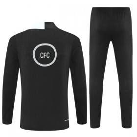Chelsea Sort Trænings Sweatshirt Kvart-Zip 2025-26