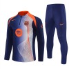 FC Barcelona Blå Trænings Sweatshirt Kvart-Zip 2025-26