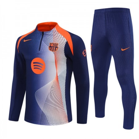 FC Barcelona Blå Trænings Sweatshirt Kvart-Zip 2025-26