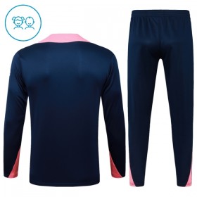 FC Barcelona Børn Blå Trænings Sweatshirt Kvart-Zip 2025-26