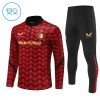 Feyenoord Rotterdam Børn Rød Trænings Sweatshirt Kvart-Zip 2025-26