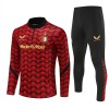 Feyenoord Rotterdam Rød Trænings Sweatshirt Kvart-Zip 2025-26