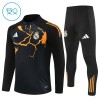 Real Madrid Børn Sort Trænings Sweatshirt Kvart-Zip 2025-26