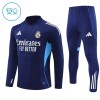 Real Madrid Navy Version Børn Trænings Sweatshirt Kvart-Zip 2025-26