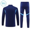 Real Madrid Navy Version Børn Trænings Sweatshirt Kvart-Zip 2025-26