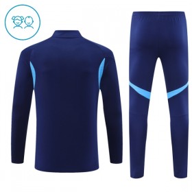 Real Madrid Navy Version Børn Trænings Sweatshirt Kvart-Zip 2025-26