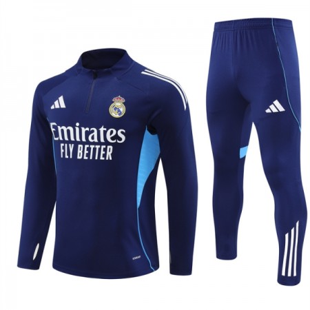 Real Madrid Navy Version Trænings Sweatshirt Kvart-Zip 2025-26