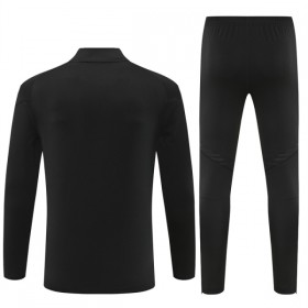 Real Madrid Sort Trænings Sweatshirt Kvart-Zip 2025-26