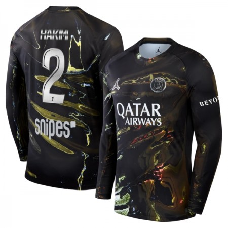 Paris Saint-Germain Hakimi 2 Night Edition Trøje 2025-26 Langærmet