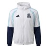 Argentina Hvid Trænings jacke Hoodie 2026-27