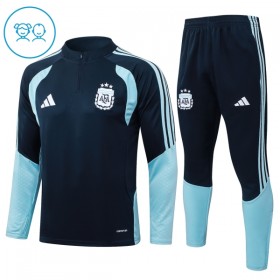 Argentina Navy Version Børn Trænings Sweatshirt Kvart-Zip 2026-27
