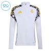 Real Madrid Børn Hvid Trænings Sweatshirt Kvart-Zip 2026-27