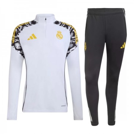Real Madrid Hvid Trænings Sweatshirt Kvart-Zip 2026-27