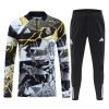 Real Madrid Marvel Sort Trænings Sweatshirt Kvart-Zip 2026-27