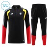 Tyskland Børn Sort Trænings Sweatshirt Kvart-Zip 2026-27