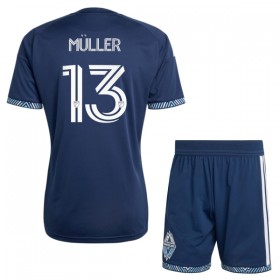 Vancouver Whitecaps Muller 13 Børn Udebanesæt 2026 Kortærmet(+ Korte bukser)