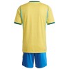 Brasilien Børn Hjemmebanesæt VM Fodbold 2026 Kortærmet(+ Korte bukser)