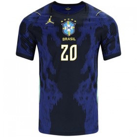 Brasilien Estevao 20 Udebanesæt VM Fodbold 2026 Kortærmet