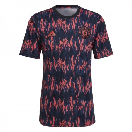 Manchester United Pre-Match Trøje Sort 2025-26 Kortærmet