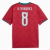 Portugal B. Fernandes 8 Hjemmebanesæt VM Fodbold 2026 Kortærmet