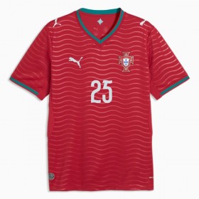 Portugal Nuno Mendes 25 Hjemmebanesæt VM Fodbold 2026 Kortærmet