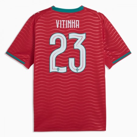 Portugal Vitinha 23 Hjemmebanesæt VM Fodbold 2026 Kortærmet