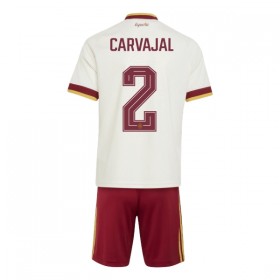 Spanien Carvajal 2 Børn Udebanesæt VM Fodbold 2026 Kortærmet(+ Korte bukser)