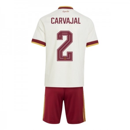 Spanien Carvajal 2 Børn Udebanesæt VM Fodbold 2026 Kortærmet(+ Korte bukser)
