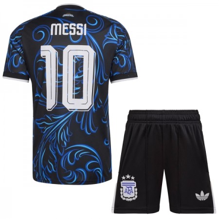 Argentina Messi 10 Børn Udebanesæt VM Fodbold 2026 Kortærmet(+ Korte bukser)