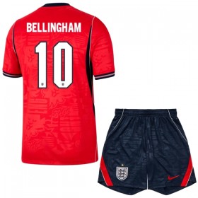 England Bellingham 10 Børn Udebanesæt VM Fodbold 2026 Kortærmet(+ Korte bukser)