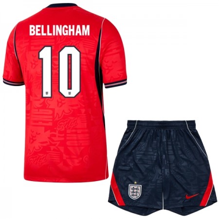 England Bellingham 10 Børn Udebanesæt VM Fodbold 2026 Kortærmet(+ Korte bukser)