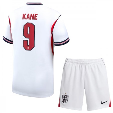 England Kane 9 Børn Hjemmebanesæt VM Fodbold 2026 Kortærmet(+ Korte bukser)