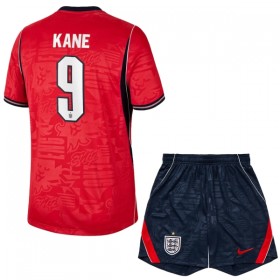 England Kane 9 Børn Udebanesæt VM Fodbold 2026 Kortærmet(+ Korte bukser)